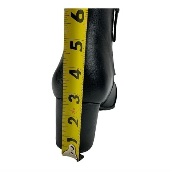 Nic + Zoe Amorie 2 Black Leather Booties Boots 9 Twisted Bow Accent Nic+Zoe - Picture 8 of 11